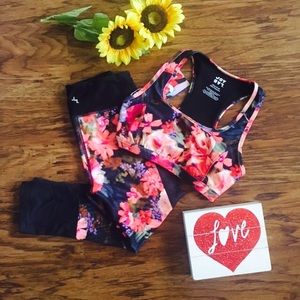 Workout Capri and matching bra